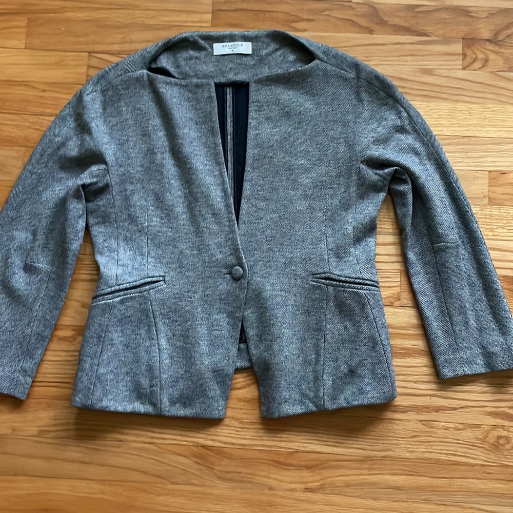 M.M. Lafleur The Wilson Jacket In Escher Houndstooth Print Blazer Size: 16 B03 - Picture 2 of 7